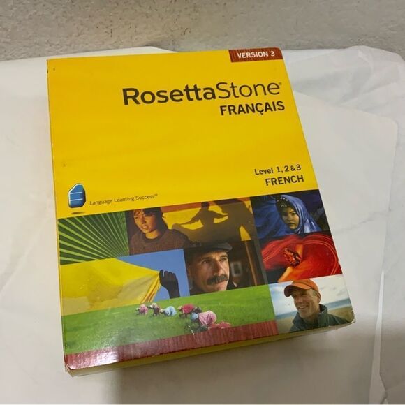 Rosetta Stone French Level 1-3 Set CD-Rom - Picture 2 of 4